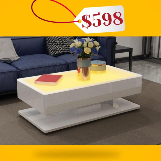 Gold Marble look Coffee Table on Clearance !! in Coffee Tables in Mississauga / Peel Region - Image 2