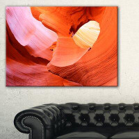 Made in Canada - Design Art Antelope Canyon Inside - Graphic Art on Wrapped Canvas