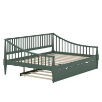 Cosmic Full Size Daybed with Trundle and Support Legs