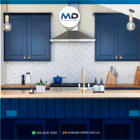Blue &amp; More Color Kitchen Cabinets at Low Price