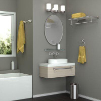 Gatco Glamour Wall Mounted Towel and Robe Rack with 2 Hooks