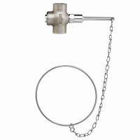 Speakman Self Closing Valve with Chain and Pull Ring