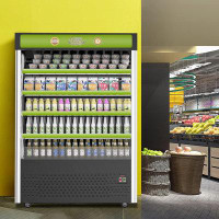 NAFCOOL Nafcool Commercial Open-air Beverage Refrigerator Cooler 26.5 Cubic Ft