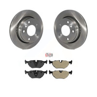 Rear Disc Rotors and Semi-Metallic Brake Pads Kit by Transit Auto K8A-100756