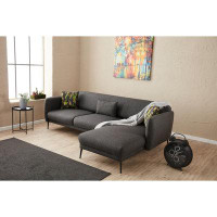 Latitude Run® Klyda 104" Wide Upholstered Chaise Sectional Sleeper Sofa