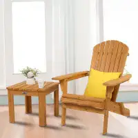 Highland Dunes Patio Wood Adirondack Chair