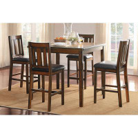Red Barrel Studio Counter Height 5Pc Dining Set Tabe And Counter Height Chairs Set