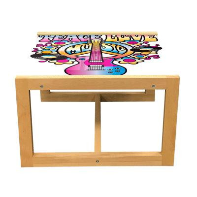 East Urban Home Table basse East Urban Home Groovy, Peace Love in Coffee Tables in Québec