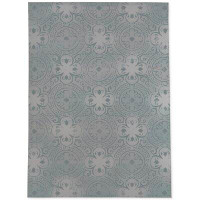 Bungalow Rose GALO BLUE Area Rug By Bungalow Rose