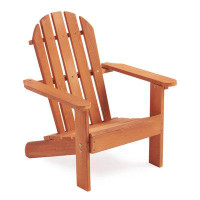 Highland Dunes Kids Outdoor Wooden Adirondack Chair For Patio/garden/backyard/pool
