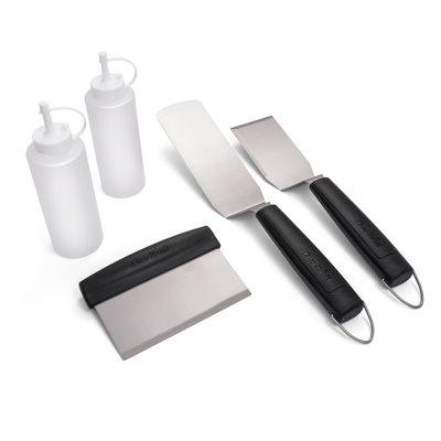 Charbroil Charbroil 5-Piece Griddle Grilling Tool Set, Stainless Steel in Other