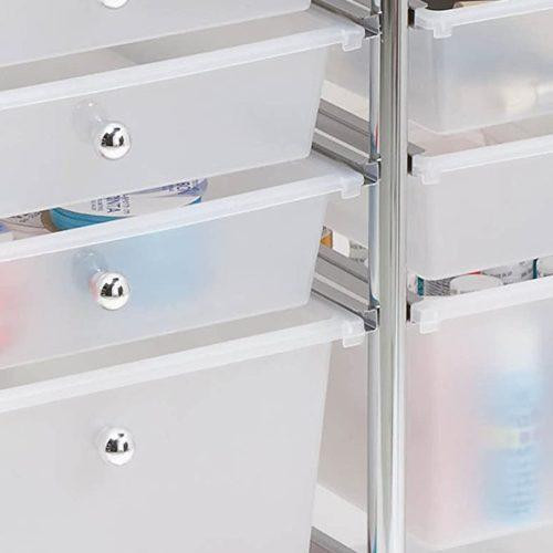 NEW 12 DRAWER ROLLING PLASTIC STORAGE CART S3110 in Other in Alberta - Image 2