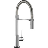 Delta 9659T-DST Single Handle Pull-Down Spring Spout Kitchen Faucet with Touch2O Technology