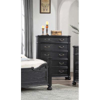 Canora Grey Antique Drawer Pull 5-Drawer Chest