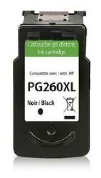 Compatible with Canon PG-260XL Black ECOink Remanufactured Ink Cartridge
