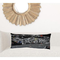 HomeRoots Bend Skyline Lumbar Decorative Pillow