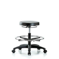 Perch Chairs & Stools Height Adjustable Lab Work Stool with Foot Ring