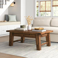 The Twillery Co. Daryl Solid Wood 4 Legs Coffee Table