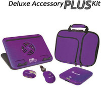 Deluxe Netbook Accessory PLUS Kit - Color Purple