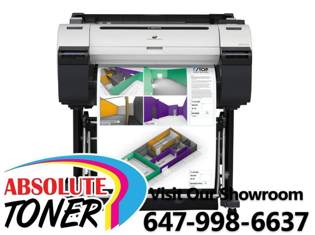 $75/Month NEW DEMO UNIT- 36'' INCH Canon ImagePROGRAF iPF770 Graphic Color Large Format Printer optional Scanner * NEW * dans Imprimantes, Scanneurs  à Ontario - Image 3
