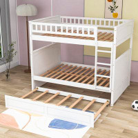Harriet Bee Gyung Full over Full Standard Bunk Bed with Trundle by Harriet Bee
