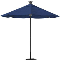 Arlmont & Co. Roshun 108'' Lighted Beach Umbrella