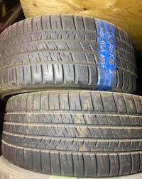 USED SET OF ALL SEASON MICHELIN 205/40R18 90% TREAD WITH INSTALL.