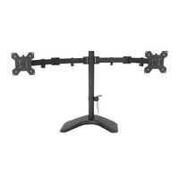 NEW DUAL LCD MONITOR FREE STANDING DESK MOUNT MFS3202