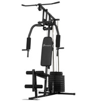 HOME GYM MACHINE, MULTIFUNCTION GYM EQUIPMENT WITH 99LBS WEIGHT STACK FOR BACK