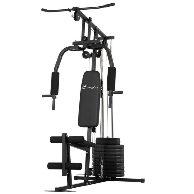 HOME GYM MACHINE, MULTIFUNCTION GYM EQUIPMENT WITH 99LBS WEIGHT STACK FOR BACK in Exercise Equipment