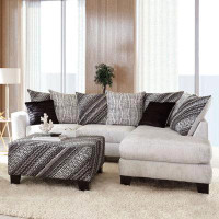 Hokku Designs Hardden 2 - Piece Upholstered Chaise Sectional