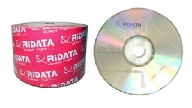 RiData 52X CD-R Media - 80MIN/700MB - 50 Pack Spindle in CDs, DVDs & Blu-ray