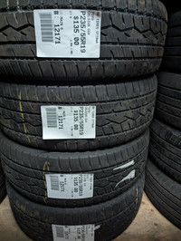 P235/55R19  235/55/19   TOYO CELSIUS CUV  (all season summer tires ) TAG # 12171