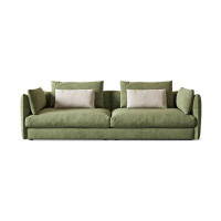 Crafts Design Trade 86.61" Green 100% Polyester Modular Sofa cushion couch