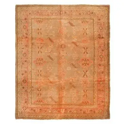 Area Rugs Clearance Up To 80% OFF Originating from Turkey circa 1920-1930 this hand-knotted 7×9 wool...