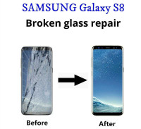 Samsung Galaxy S8 & S8+ Plus cracked screen display glass LCD repair FAST **