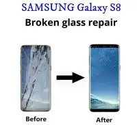 Samsung Galaxy S8 &amp; S8+ Plus cracked screen display glass LCD repair FAST **