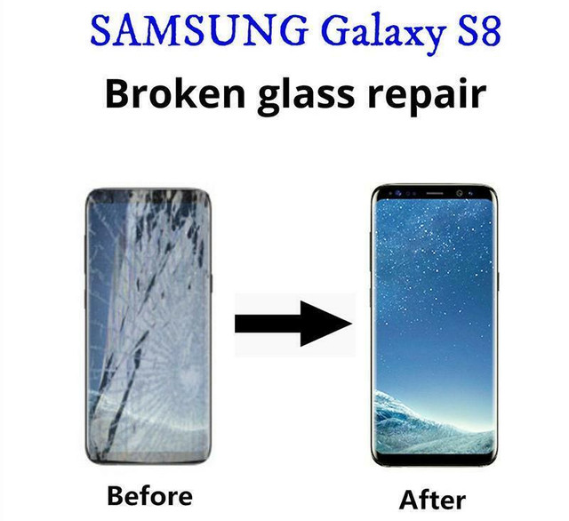 Samsung Galaxy S8 &amp; S8+ Plus cracked screen display glass LCD repair FAST ** in Cell Phone Services in Toronto (GTA)
