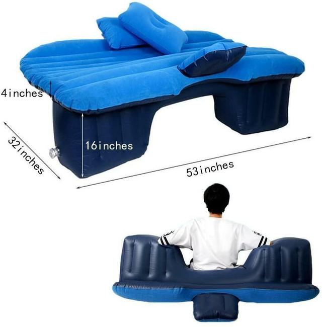 NEW PORTABLE CAMPING BACK SEAT AIR MATTRESS SPTY023 in Beds & Mattresses in Regina - Image 3