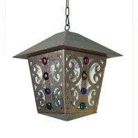 2nd Ave Lighting Julie 1 -Bulb 19.38" H Mains Only Outdoor Hanging Lantern