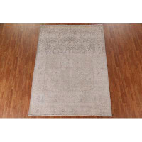 Rugsource Muted Distressed Tabriz Persian Design Area Rug 7X9