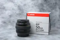 Canon EF 50mm F/1.4 USM ULTRASONIC- Used (ID: 1580)   BJ Photo- Since 1984