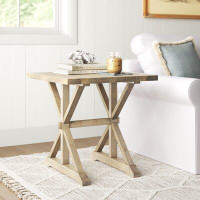 Sand & Stable™ Averi Solid Wood Trestle End Table