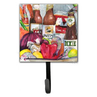 Caroline's Treasures New Orleans Beers and Spices Leash Holder and Wall Hook