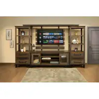 International Furniture Direct Loft Brown Wall Unit