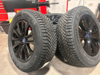 New 2005-2023 FORD F150 rims & CONTINENTAL XTRM STUDDED Winter tires