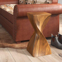 Foundstone™ Rhiannon Solid Wood Abstract End Table