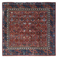 Landry & Arcari Rugs and Carpeting Shirvan One-of-a-Kind 4'4" Area Rug in Red