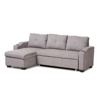 Lefancy.net Lefancy Lianna Modern and Contemporary Fabric Upholstered Sectional Sofa