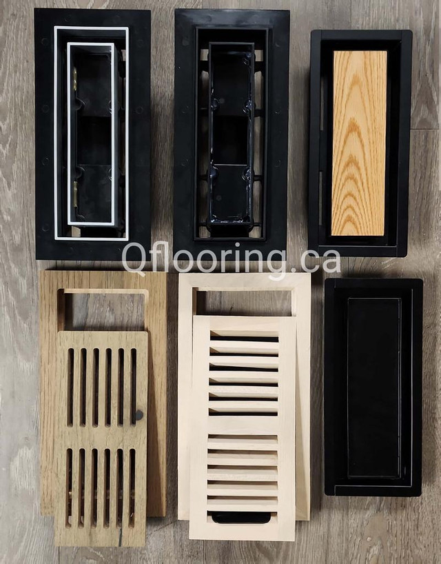 Hardwood vent covers, Flush Mount Wood Floor Air Vent Register, Grill, Vent cover, floor vents, Aria vent , Custom Vent in Home Décor & Accents - Image 3